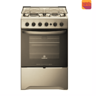 Cocina a Gas 4 Platos Mademsa con LimpiaFácil y Timer M 775 ST Inox