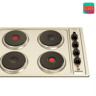 Encimera Eléctrica 4 Platos Mademsa Luz Indicadora de Funcionamiento M EE48ED A Inox