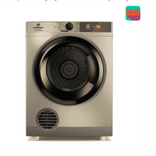 Secadora de Ropa Mademsa 9kg Carga Frontal Secado Automático y Panel Digital 9D MZG Gris