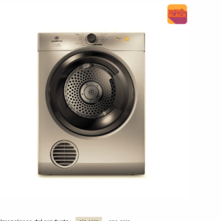 Secadora de Ropa Mademsa 9Kg Carga Frontal con Secado Automático 9D SZG Gris